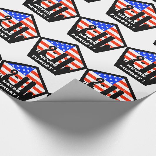 911 Vergessen Sie nie Geschenkpapier (Ecke)