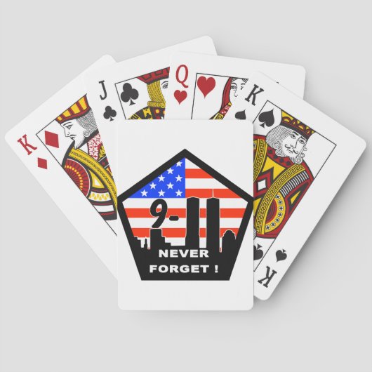 911 Vergessen Sie nie Spielkarten (Rückseite)