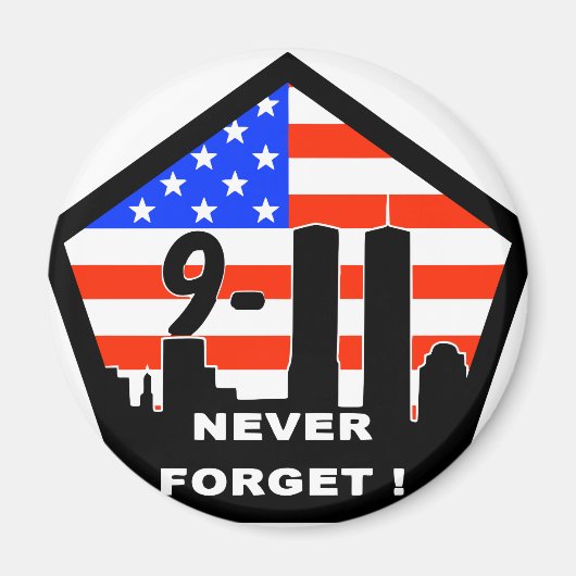 911 vergeßt nie magnet (Vorne)