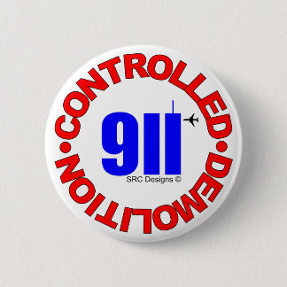 911 VERSCHWÖRUNGS-KNOPF BUTTON