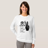 911 Wahrheit kein Frieden ohne Gerechtigkeit T-Shirt (Vorne ganz)