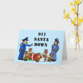 911 Weihnachtskarte Karte (Gelbe Blume)