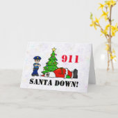 911 Weihnachtskarte Karte (Gelbe Blume)