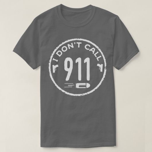 911 weiß T-Shirt (Design vorne)