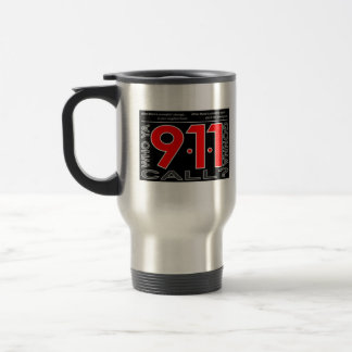 911" wer Ya, der geht zu nennen?" Reise-Tasse Reisebecher