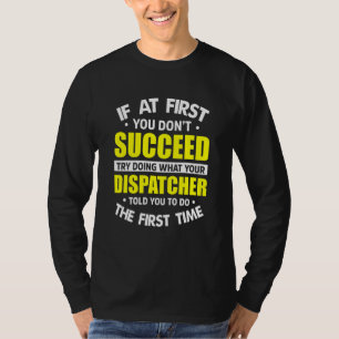911 Wertung für Dispatcher First Responder Gold L T-Shirt