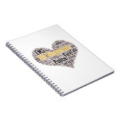 911 Word-Cloud für den Datenaustausch Notizblock (Rechte Seite)