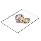 911 Word-Cloud für den Datenaustausch Notizblock (Linke Seite)