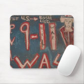 911 WURDE BLAU BEFESTIGT MOUSEPAD (Mit Mouse)