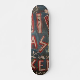 911 WURDE BLAU BEFESTIGT SKATEBOARD