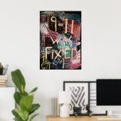 911 WURDE GROSS BEHOBEN POSTER (Heimbüro)