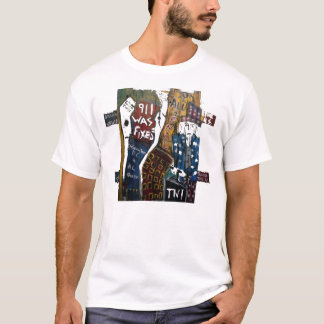 911 WURDE MIT HOLZUNTERSTÜTZUNGEN BEFESTIGT T-Shirt