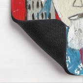 911 WURDE ROT BEHOBEN MOUSEPAD (Ecke)