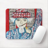 911 WURDE ROT BEHOBEN MOUSEPAD (Mit Mouse)