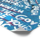 911 WURDE ROT BEHOBEN POSTER (Ecke)