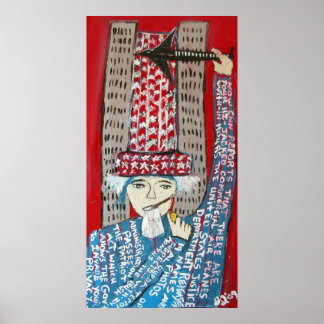 911 WURDE ROT BEHOBEN POSTER