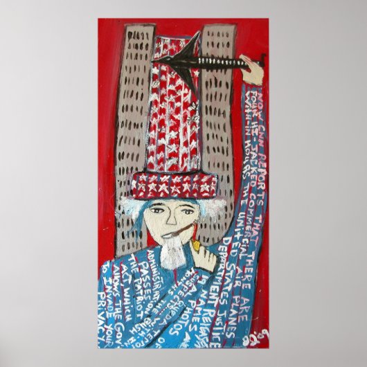 911 WURDE ROT BEHOBEN POSTER (Vorne)