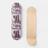 911 WURDE WEISS BEHOBEN SKATEBOARD (Vorderseite)