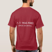 911 WURDE WEISS BEHOBEN T-Shirt (Rückseite)