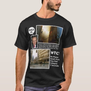 911 Zug der Wahrheits-WTC7 es dunkles T-Shirt