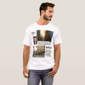911 Zug der Wahrheits-WTC7 es T-Shirt (Vorne ganz)