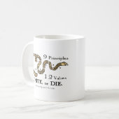 912 Flaggen-Reihe Kaffeetasse (Vorderseite Links)