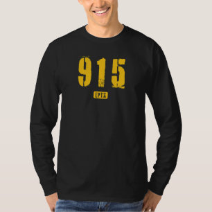915 EPTX El Paso TX Grobes Schablonendesign_1 T-Shirt