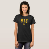 915 EPTX El Paso TX Rough Stencil Design_4 T-Shirt (Vorne ganz)