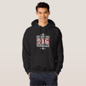 916 Sacramento CA Postleitzahl Hoodie (Vorne ganz)