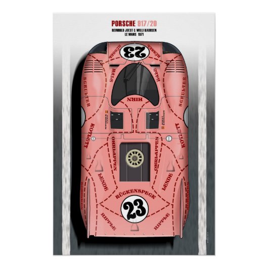 917/20 Pink Pig Joest-Kauhsen Poster (Vorderseite)