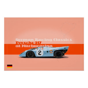917 at the Nurburgring Poster