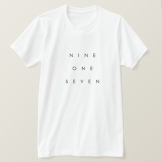 917 Bereichscode T-Shirt