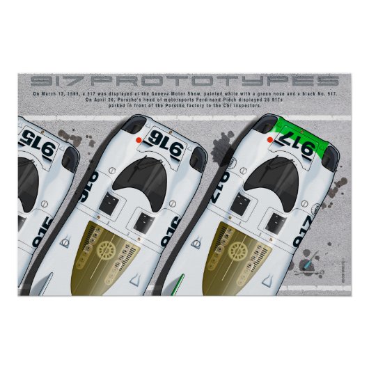 917 First of Prototypes Poster (Vorderseite)