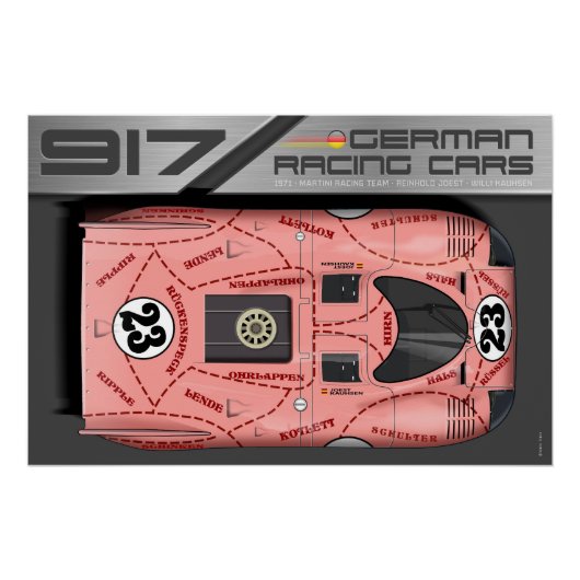 917 No.23 Pink Pig Poster (Vorderseite)