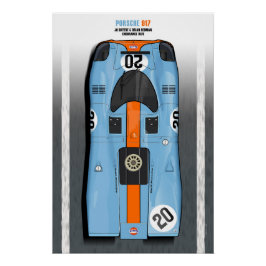 917 Siffert - Redman LM 1970 Poster