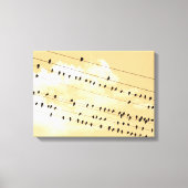 91(1) Vögel Leinwanddruck (Vorderseite)