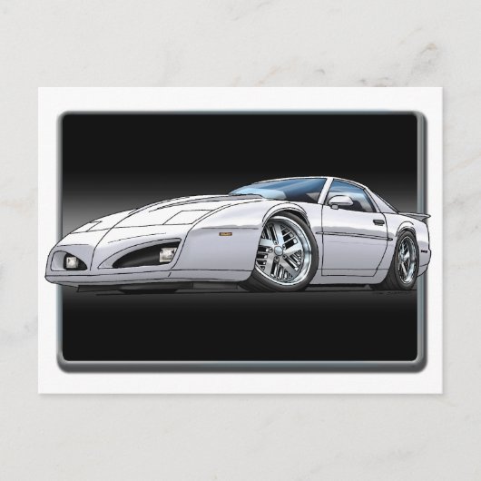 91_92_Firebird_White Postkarte (Vorderseite)