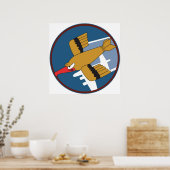 91. Bombardment Group USAAF Clean Style Poster (Küche)