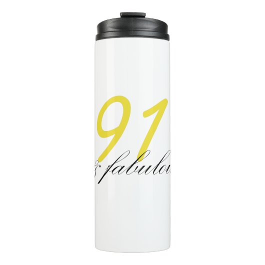 91 & Fabulous Thermosbecher (Vorderseite)