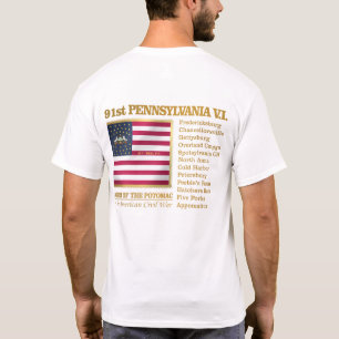 91. Freiwillige Infanterie Pennsylvanias (BH) T-Shirt