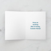 91. Geburtstag: Fun Rainbow #, Individuelle Name & Karte (Innenseite)