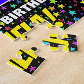 91. Geburtstag — Spaß, farbenfrohe Sternenweltenmu Puzzle (Seite)