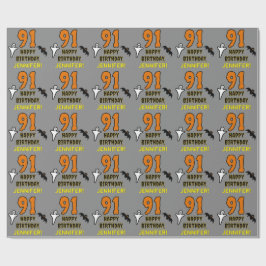 91. Geburtstag: Spooky Halloween Thema, Individuel Geschenkpapier