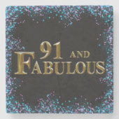 91. Geburtstag Steinuntersetzer (Vorderseite)