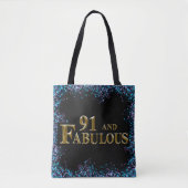 91. Geburtstag Tasche (Vorderseite)