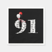 91. Geburtstagsballons Serviette (Vorderseite)