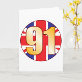 91 Großbritannien-Gold Karte (Gelbe Blume)