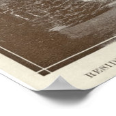 91 Highland Avenue Kurz Hills in 1925 Poster (Ecke)