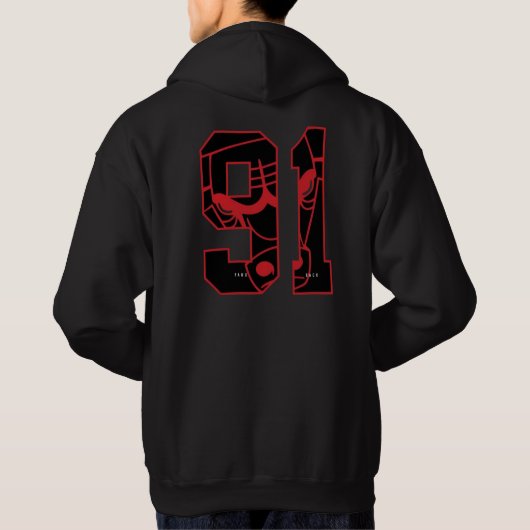 91 HOODIE (Rückseite)