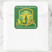 91. MILITÄRPOLIZEIbn-16. Quadratischer Aufkleber (Tasche)